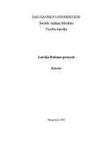 Research Papers 'Latvija Boloņas procesā', 1.