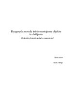 Research Papers 'Kultūrmantojums Daugavpils novadā', 1.