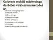 Presentations 'Mobilais telefons kā mārketinga komunikācijas kanāls', 3.