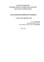 Research Papers 'Latgaliskais komponents mākslā', 1.