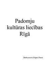 Summaries, Notes 'Padomju kultūras liecības Rīgā', 1.