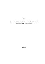 Research Papers 'Comparison of the United Kingdom and the Republic of Latvia Members of the Europ', 1.