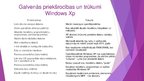 Presentations 'Windows XP', 6.