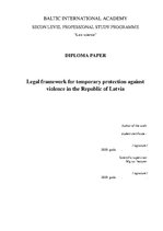 Term Papers 'Pagaidu aizsardzības pret vardarbību tiesiskais regulējums Latvijas Republikā', 3.