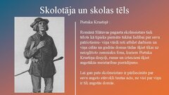 Presentations 'Tautiskā romantisma atskaņas, skolas un skolotāja tēls romānā ’’Mērnieku laiki’’', 6.
