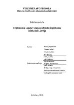 Term Papers 'Uzņēmuma sagatavošana publiskā iepirkuma veikšanai Latvijā', 1.