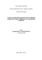 Research Papers 'Latviešu valodas datorprogrammu terminu atbilstība programmas mērķim', 1.
