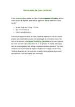 Research Papers 'The Green Certificate', 3.