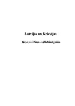 Research Papers 'Latvijas un Krievijas tiesu sistēmu salīdzinājums', 1.