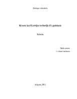 Research Papers 'Krusta kari Latvijas teritorijā 13.gadsimtā', 1.