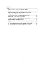Summaries, Notes 'Ekonometrika un statistikas metodes – datu analīze un prognozēšana ekonomikā.', 2.