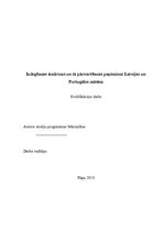 Research Papers 'Izdegšanas sindroms un tā pārvarēšanas paņēmieni Latvijas un Portugāles māsām', 1.