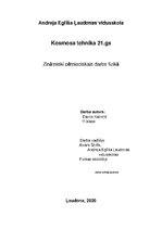 Research Papers 'Kosmosa tehnika', 1.