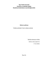 Research Papers 'Roboti medicīnā', 1.