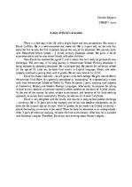 Essays 'A story of David's education', 1.