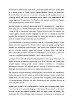 Essays 'Transport in the UK', 2.