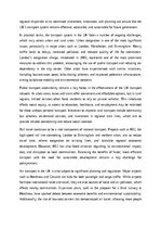 Essays 'Transport in the UK', 3.