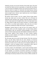 Essays 'Transport in the UK', 6.