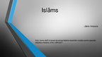 Presentations 'Analizēts raksts par islāmu', 1.