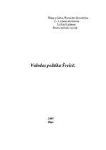 Research Papers 'Šveices valodu politika', 1.