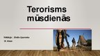 Presentations 'Terorisms', 1.