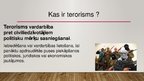 Presentations 'Terorisms', 2.