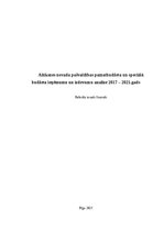 Research Papers 'Alūksnes novada pašvaldības pamatbudžeta un speciālā budžeta ieņēmumu un izdevum', 1.