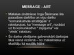 Presentations 'Message art', 6.