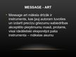 Presentations 'Message art', 7.