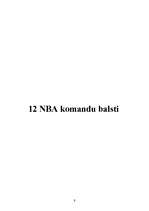 Research Papers 'NBA 12 komandu balsti ', 9.