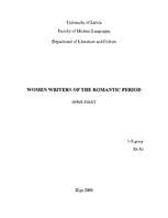 Essays 'Women Writers of the Romantic Period', 1.