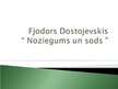 Presentations 'Fjodors Dostojevskis "Noziegums un sods"', 1.