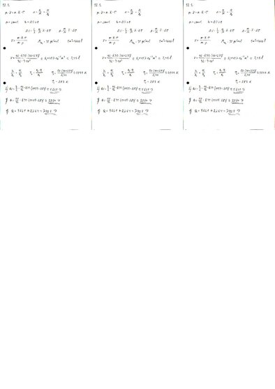 Summaries, Notes 'Fizikas uzdevumu risinājumu apkopojums. Pirmais termodinamikas likums.', 1.