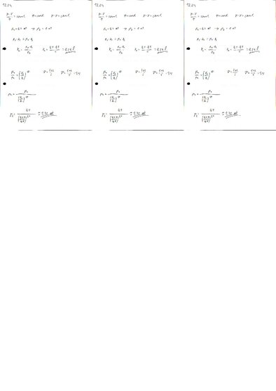 Summaries, Notes 'Fizikas uzdevumu risinājumu apkopojums. Pirmais termodinamikas likums.', 24.