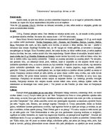 Summaries, Notes 'Dž.Bokačo romāna "Dekamerons" kompozīcija, tēmas un tēli', 1.