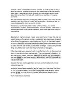 Essays 'Jēkabpils ir mana dzimtā pilsēta', 1.