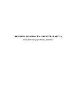 Research Papers 'Eksporta struktūra un dinamika Latvijā', 1.