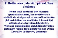 Research Papers 'Reālā laika datubāžu pārvaldības sistēma', 20.