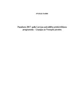 Research Papers 'Populisms 2017.gada Latvijas pašvaldību priekšvēlēšanu programmās. Liepājas un V', 1.