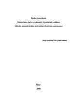 Research Papers 'Globālo pamatstratēģiju pielietošana Latvijas uzņēmumos', 1.