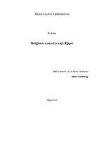 Research Papers 'Reliģiskie uzskati Senajā Ēģiptē', 1.