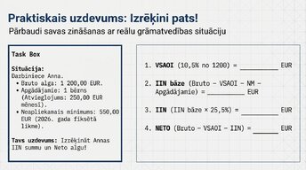 Presentations 'Iedzīvotāju ienākuma nodoklis (IIN) Latvijā 2026. gadā', 10.