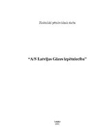 Research Papers 'AS "Latvijas Gāze" izpēte', 1.