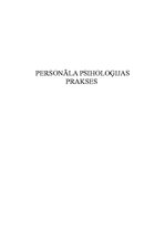 Practice Reports 'Personāla psiholoģijas prakses uzdevumi', 1.