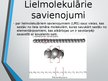 Presentations 'Lielmolekulārie savienojumi', 2.