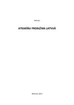 Research Papers 'Atkarību problēma Latvijā', 1.