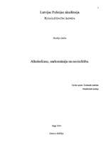 Research Papers 'Alkoholisms, narkomānija un noziedzība', 1.