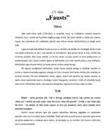 Summaries, Notes 'J.V.Gēte - "Fausts"', 1.