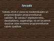 Presentations 'Programmēšanas valoda Java', 2.
