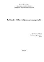 Essays 'Latvijas ārpolitikas vērtējums starpkaru periodā', 4.